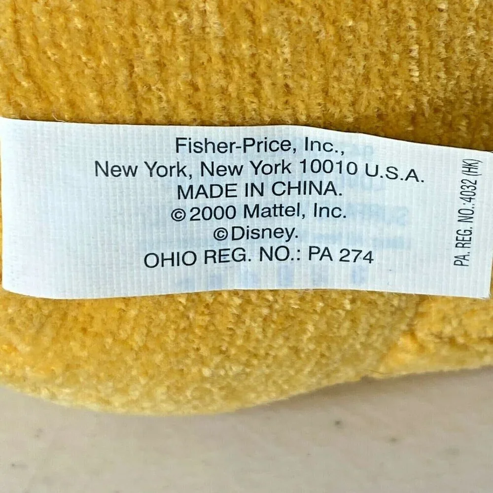Vintage Fisher‎ Price Love to Hug Winnie the Pooh Plush 10